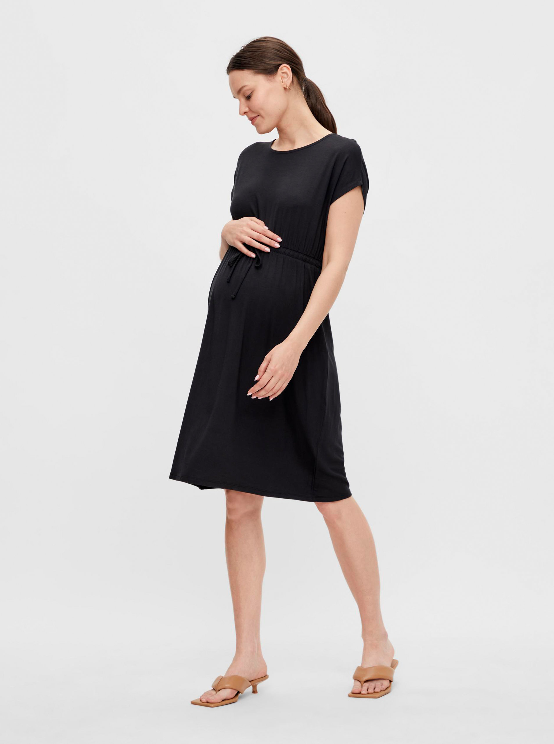 Fotografie Černé těhotenské šaty Mama.licious Alison