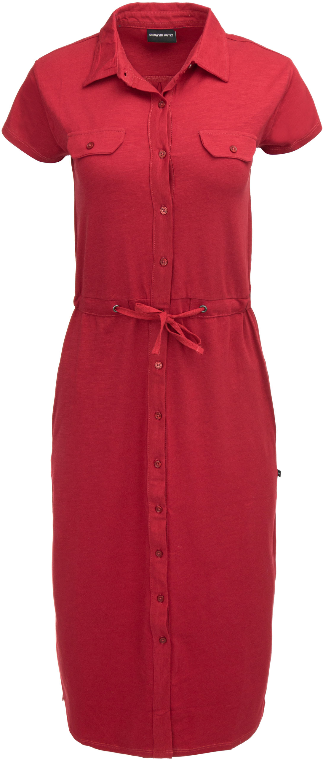 Fotografie Dámská šaty, sukně ALPINE PRO JUFFA červená