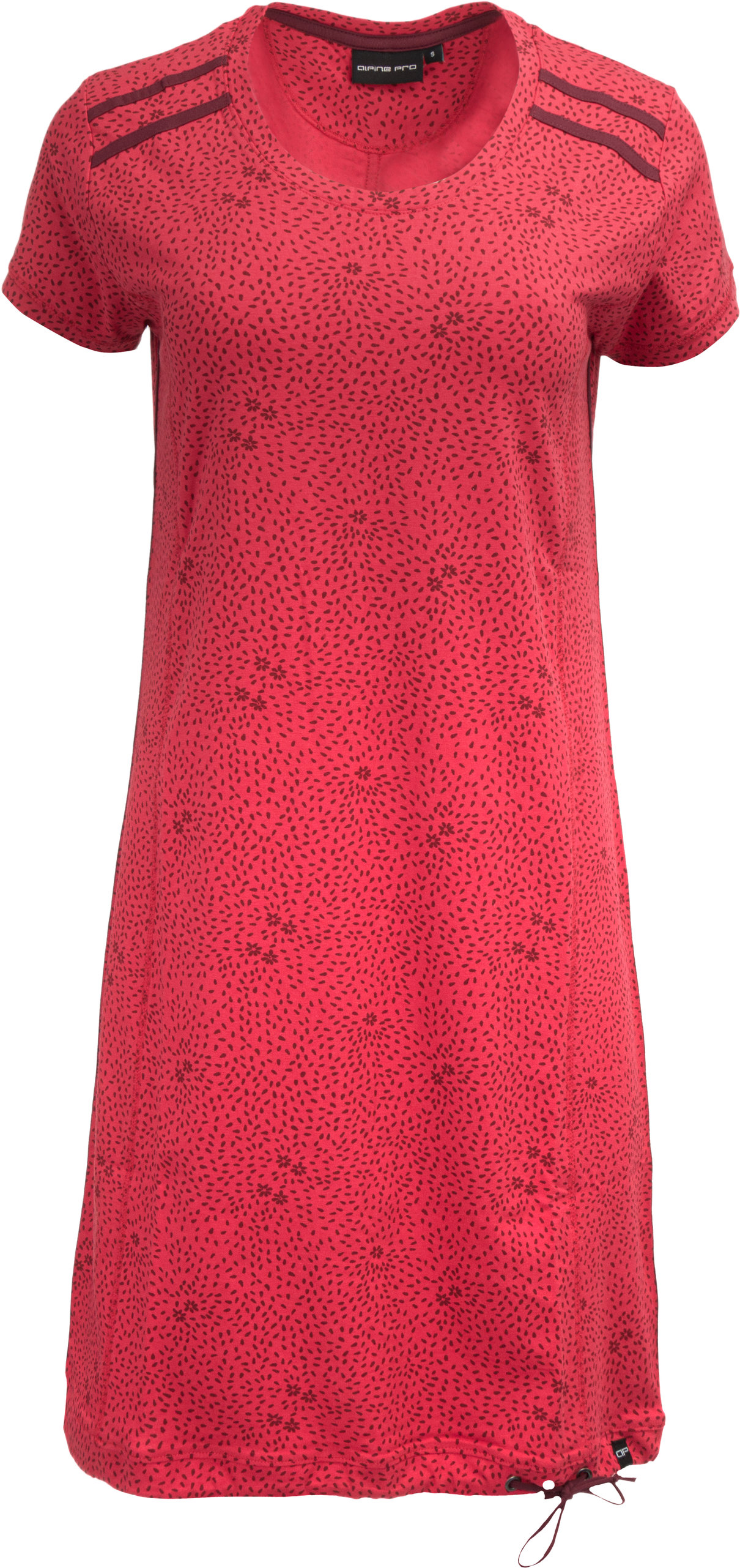 Fotografie Dámská šaty, sukně ALPINE PRO LEXA červená
