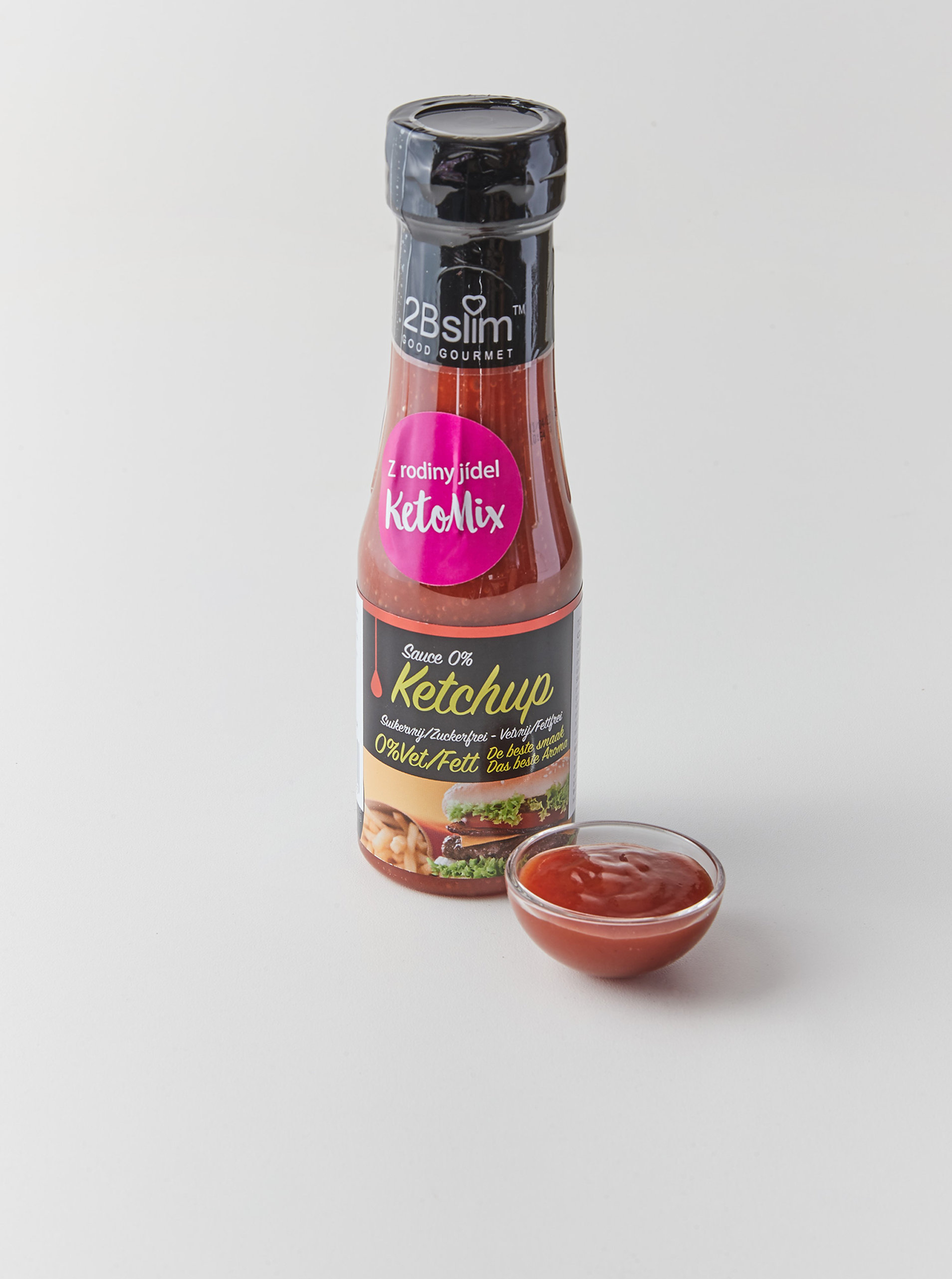 Fotografie Kečup bez kalorií KetoMix (250 ml)