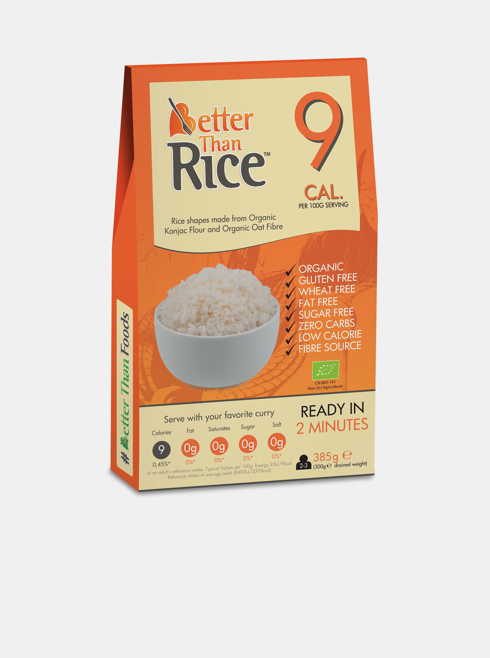 Konjaková bezsacharidová rýže KetoMix (385 g)