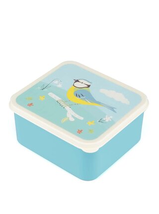 Tyrkysový box na jedlo so sýkorkou Rex Blue Tit