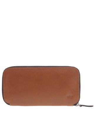 Hnedá unisex kožená peňaženka 2v1 Bellroy Carry Out