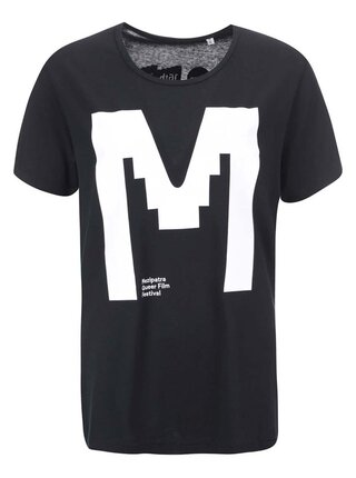 "Dobré" čierne unisex tričko s potlačou pre Mezipatra