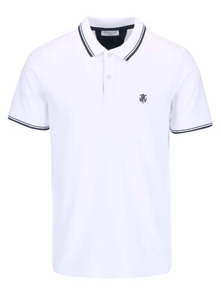 Biela polokošeľa Selected Homme Season