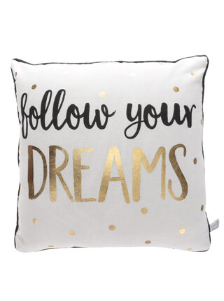 Béžový polštář s potiskem Sass & Belle Dreams