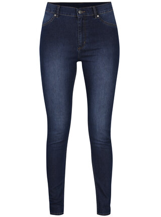 Modré dámske skinny rifle s vysokým pásom Cheap Monday High