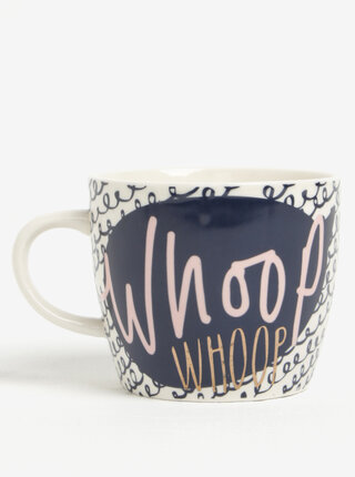 Cana albastru & crem deschis cu print - Disaster Yoo Hoo Whoop