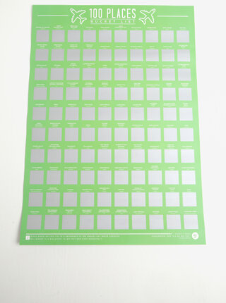 Calendar razuibil cu 100 de locuri de vizitat - Gift Republic