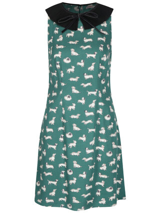 Zelené dámske vzorované šaty Cath Kidston