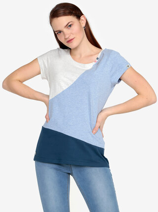 Modro-šedé žíhané tričko Ragwear Mint Block