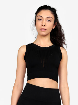 Černá sportovní perforovaná podprsenka Ivy Park