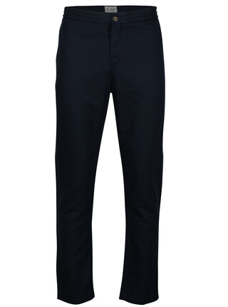 Pantaloni bleumarin din amestec de in - Original Penguin Relaxed Linen