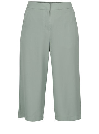 Svetlozelené culottes s vysokým pásom VERO MODA Isabel