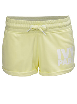 Žlté kraťasy s logom a vreckami Ivy Park
