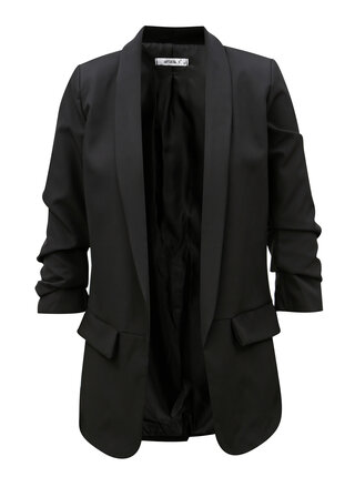 Sacou negru cu maneci 3/4 Haily´s Livia