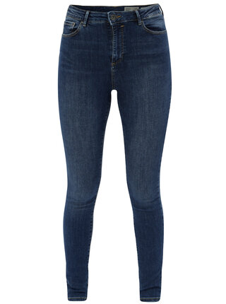 Blugi albastri skinny din denim VERO MODA Sophia