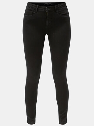 Blugi skinny fit negri din denim ONLY Ulitmate