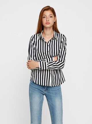 Modro–biela pruhovaná košeľa VERO MODA Nicky