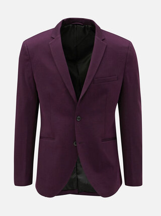 Fialové oblekové sako Jack & Jones Steven