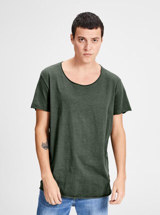 Tricou kaki Jack & Jones Bas