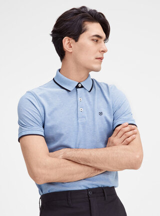 Svetlomodrá polokošeľa Jack & Jones Paulos