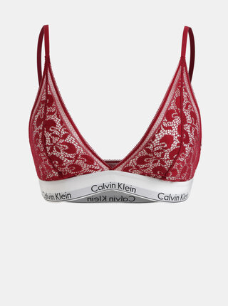 Bustiera rosie din dantela Calvin Klein