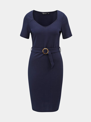 Rochie mulata albastru inchis cu cordon Dorothy Perkins Tall