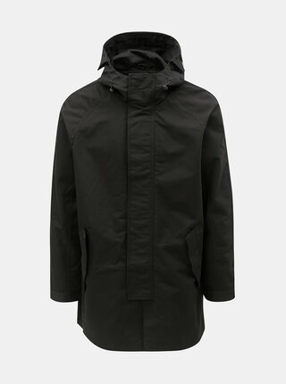 Černá parka Burton Menswear London