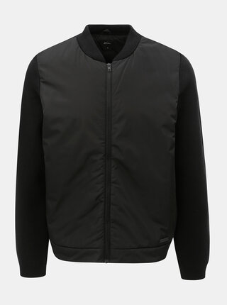 Jacheta bomber neagra Burton Menswear London