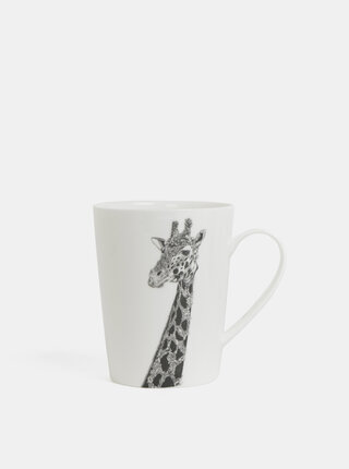 Cana alba din portelan cu motiv girafe Maxwell & Williams