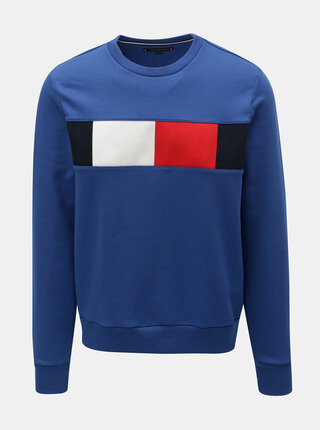 Modrá pánská mikina Tommy Hilfiger