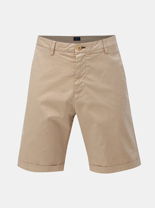 Béžové pánske regular chino kraťasy GANT