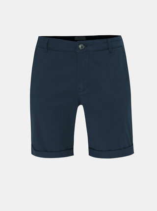Pantaloni scurti albastru inchis chino Selected Homme Paris