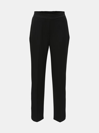 Černé kostýmové kalhoty s vysokým pasem AWARE by VERO MODA Gemma
