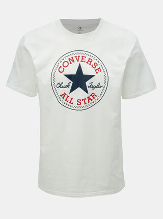 Tricou barbatesc alb cu imprimeu Converse