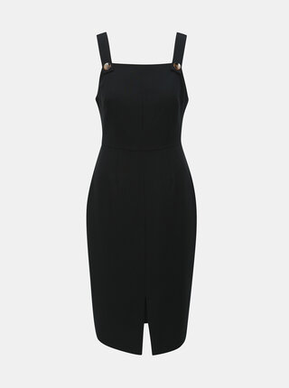 Rochie mulata neagra cu bretele Dorothy Perkins Petite