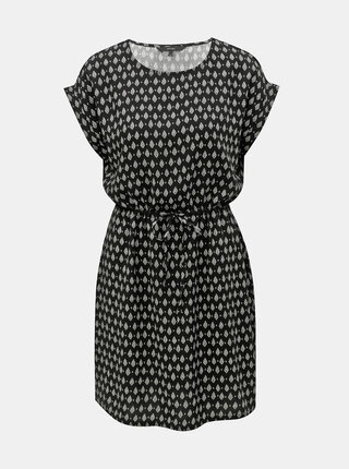 Černé vzorované šaty VERO MODA Simply