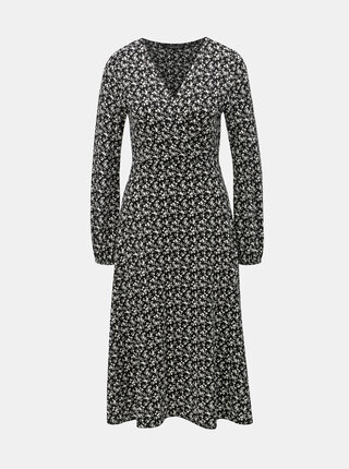 Černé květované šaty Dorothy Perkins