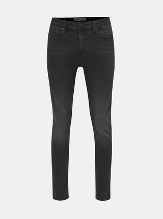 Tmavě šedé skinny džíny Burton Menswear London