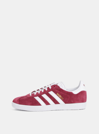 Adidasi barbatesti bordo din piele intoarsa adidas Originals Gazelle
