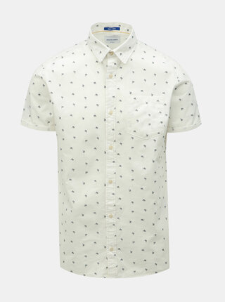 Bílá vzorovaná košile Jack & Jones Luis