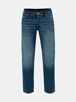Blugi albastri slim fit Jack & Jones Glenn