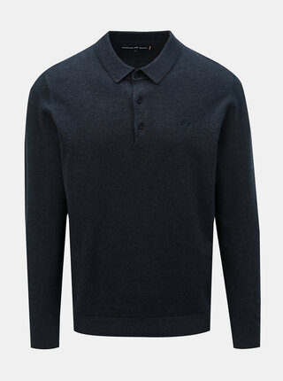 Tmavě modrý basic svetr Raging Bull