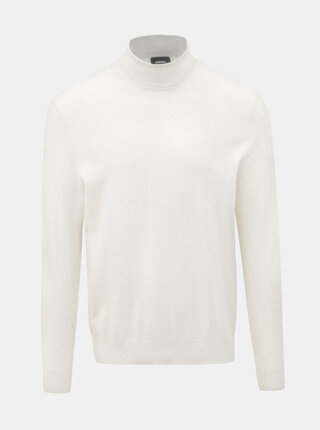 Pulover crem cu guler inalt Burton Menswear London