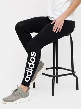Leggings negri de dama adidas CORE Essentials Linear