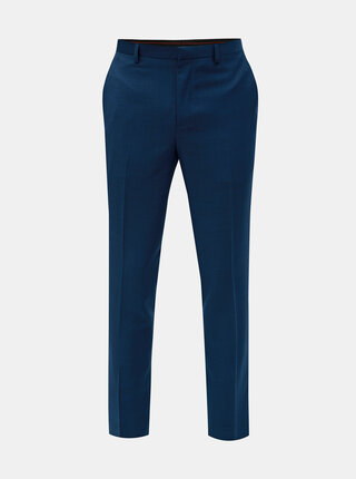 Pantaloni formali albastri slim fit Burton Menswear London