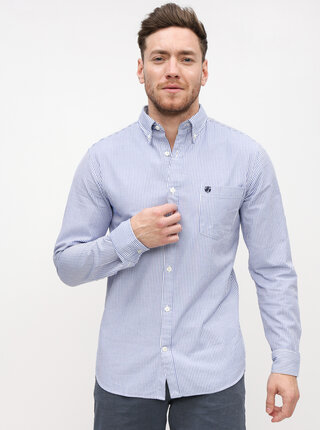 Bielo-modrá pruhovaná košeľa Selected Homme Collect
