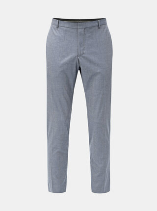 Pantaloni formali albastri slim fit Selected Homme Freesum