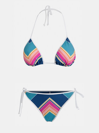 Costum de baie din 2 piese albastru de dama cu model Rip Curl